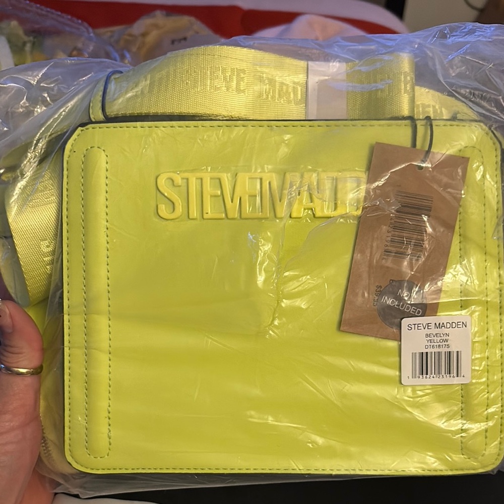 Steve Madden Bright Yellow Crossbody Bag